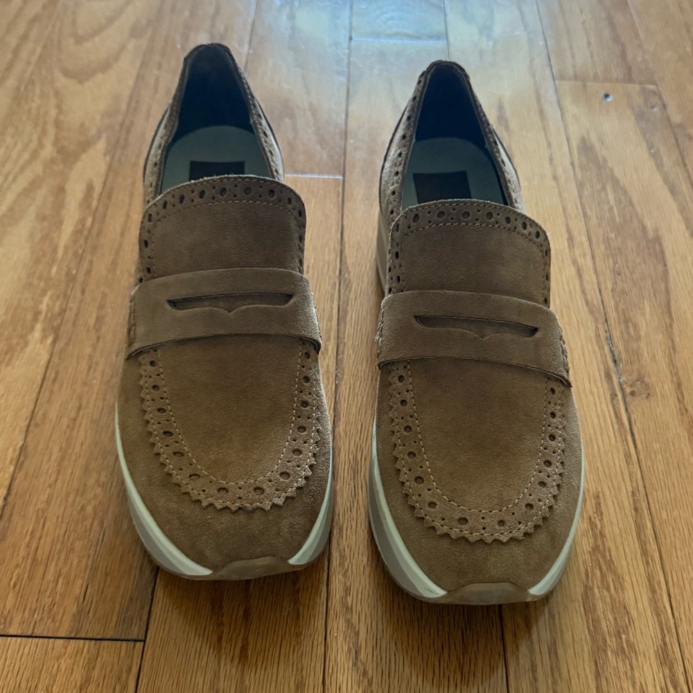 Brown Suede Loafers